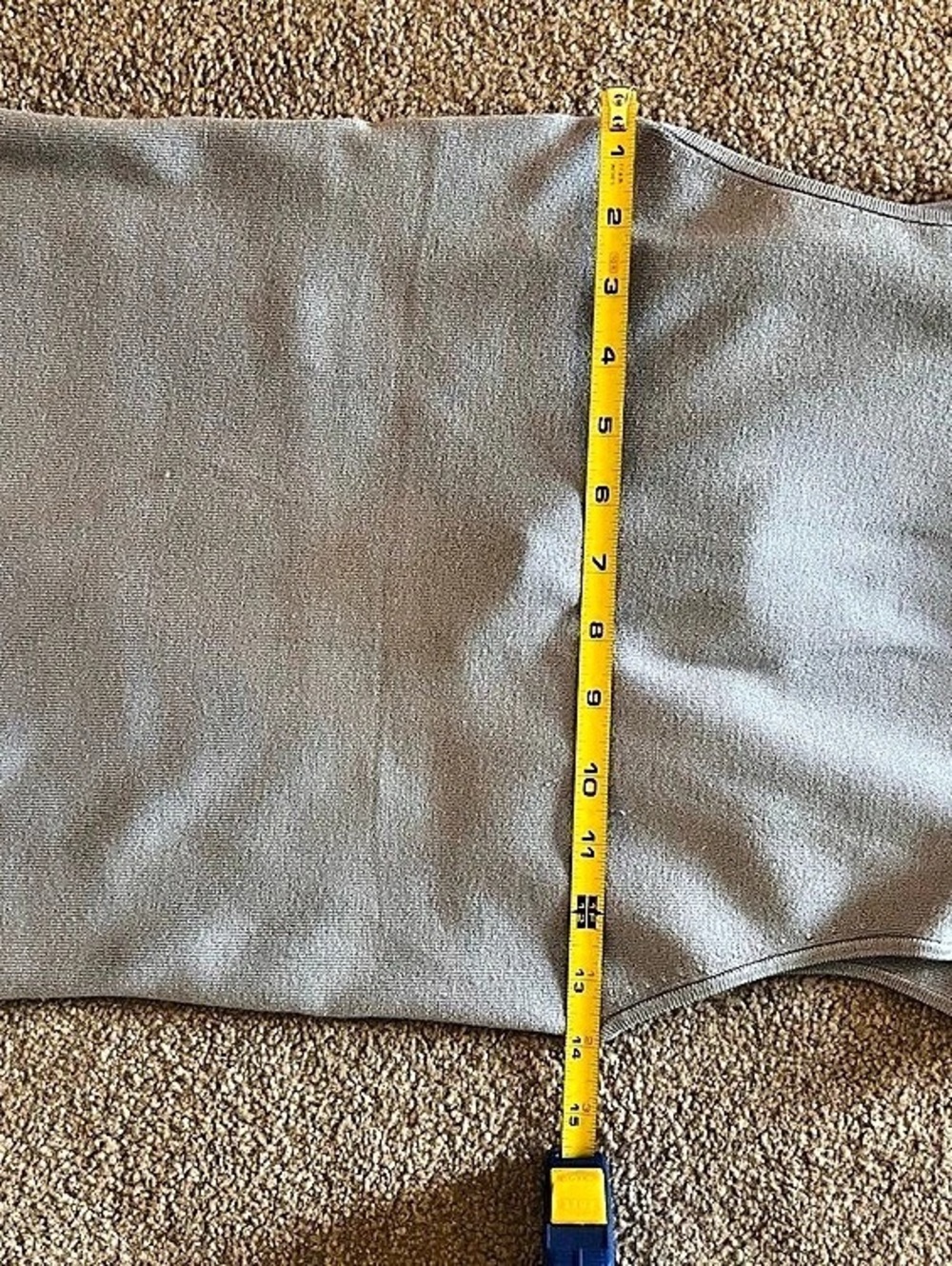 Ribbed Cowl Neck Blue Medium Like New - Picture 4 of 7
